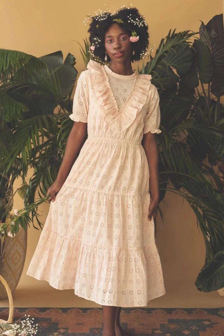 Ophelia Dress in Peony — Dynasty George